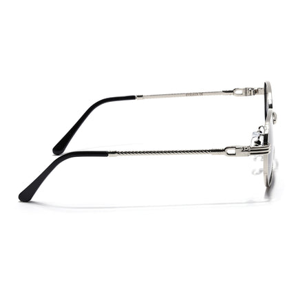 Eyejack Silver Rectangle Polarized Sunglasses for Men & Women (WH4149PCL2233)