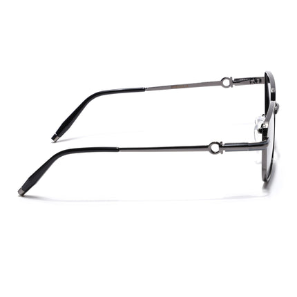 Eyejack Grey Rectangle Polarized Sunglasses for Men & Women (WS1411PCL2193)