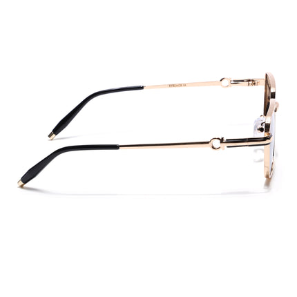 Eyejack Golden Rectangle Polarized Sunglasses for Men & Women (WS1411PCL2196)