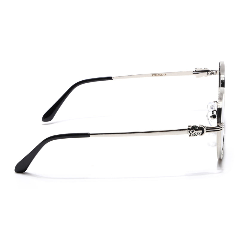 Eyejack Silver Wayfarer Polarized Sunglasses for Men & Women (WS1419PCL2205)