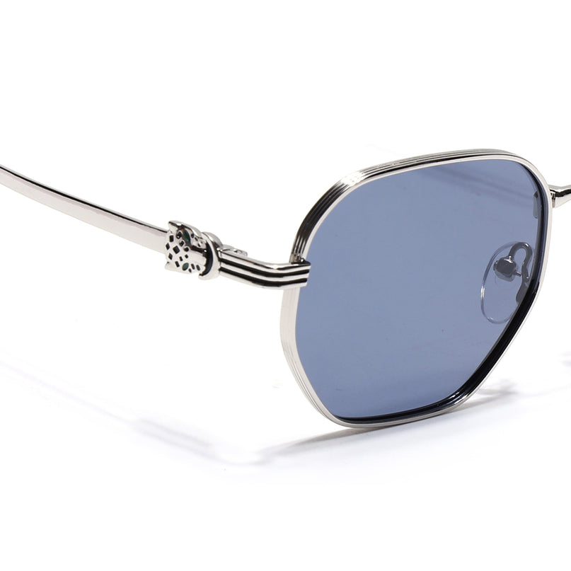 Eyejack Silver Wayfarer Polarized Sunglasses for Men & Women (WS1419PCL2206)