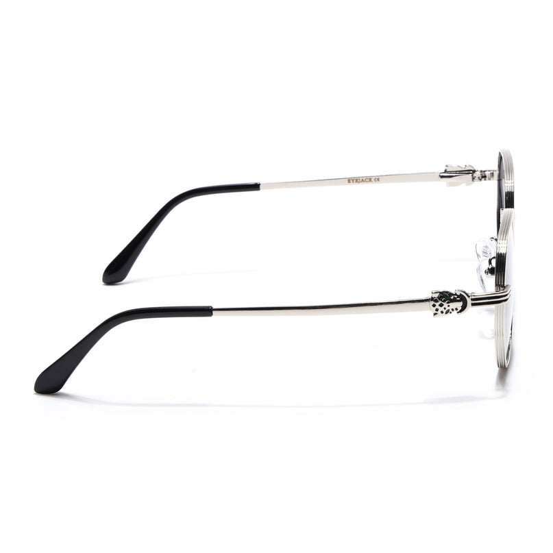 Eyejack Silver Wayfarer Polarized Sunglasses for Men & Women (WS1419PCL2206)