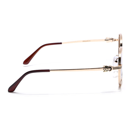 Eyejack Golden Wayfarer Polarized Sunglasses for Men & Women (WS1419PCL2208)