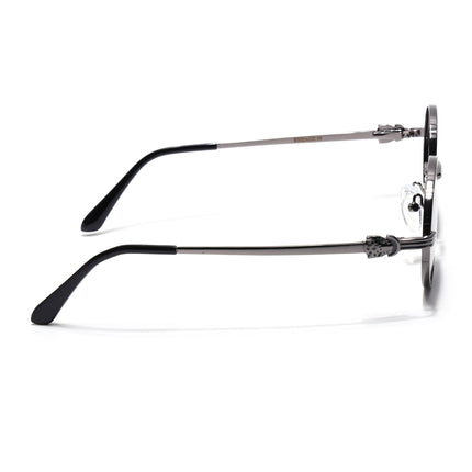 Eyejack Grey Oval Polarized Sunglasses for Men & Women (WS1420PCL2210)