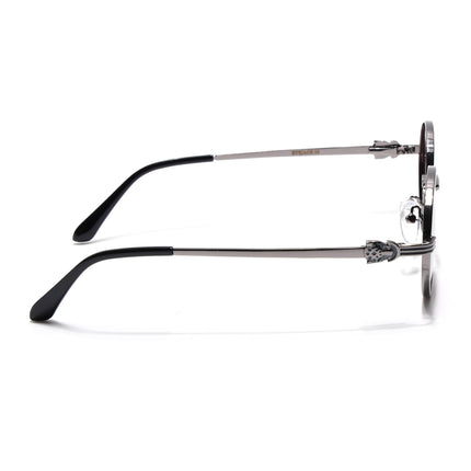 Eyejack Grey Oval Polarized Sunglasses for Men & Women (WS1420PCL2215)