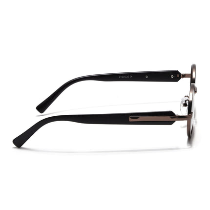 Eyejack Brown Oval Polarized Sunglasses for Men & Women (WU14110PCL2203)