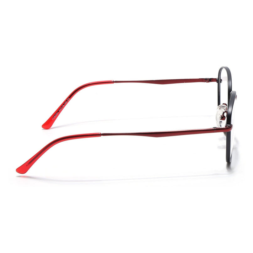 Voyage Black Square Eyeglasses for Men & Women (YC82051MG4633-C3)