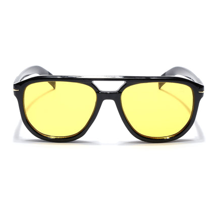 Eyejack Black Wayfarer Sunglasses for Men & Women (ZN3682CL2160)