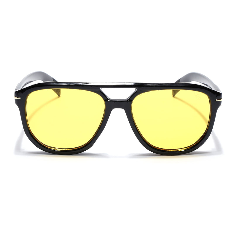 Eyejack Black Wayfarer Sunglasses for Men & Women (ZN3682CL2160)