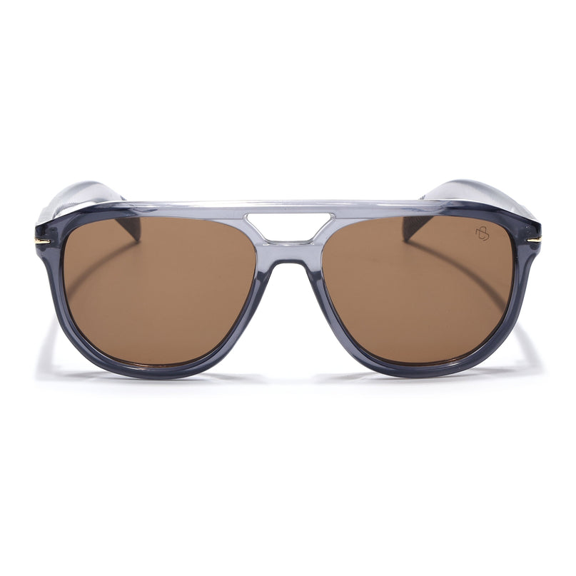 Eyejack Grey Wayfarer Sunglasses for Men & Women (ZN3682CL2161)