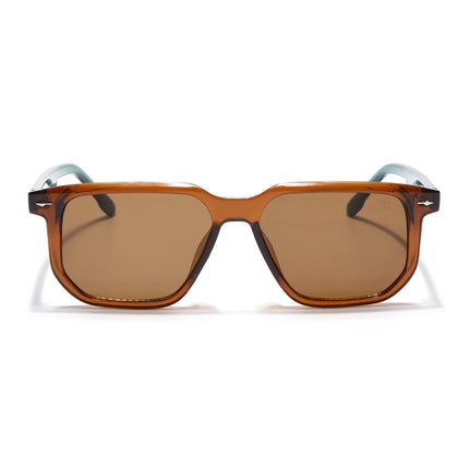 Eyejack Brown Wayfarer Sunglasses for Men & Women (ZN3912CL2172)