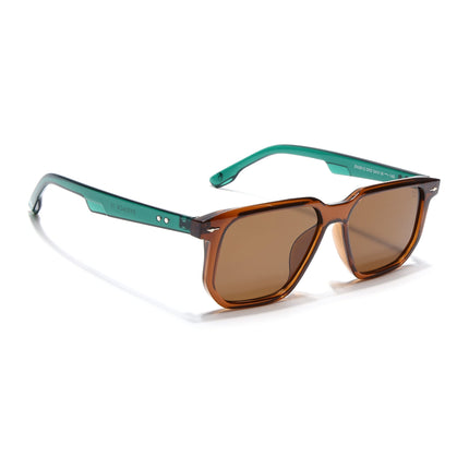 Eyejack Brown Wayfarer Sunglasses for Men & Women (ZN3912CL2172)