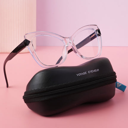 Voyage Transparent Cateye Eyeglasses for Women - MG4009
