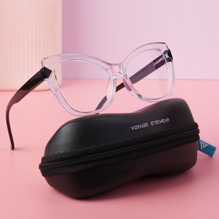 Voyage Transparent Cateye Eyeglasses for Women - MG4009