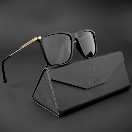 Uptown | Wayfarer Polarized Sunglasses (Black Lens | Matt Black Frame - PMG5038)