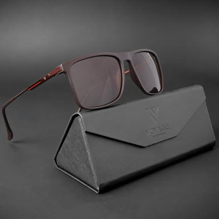 Wayfarer Polarized Sunglasses (Brown Lens | Brown Frame - PMG5051)