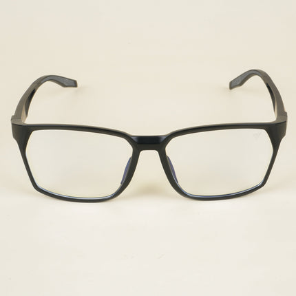 Voyage Techtonic Matt Black Wayfarer Eyeglasses for Men & Women - MG5290-C1