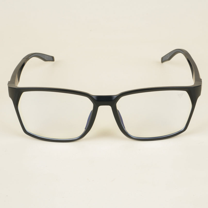 Voyage Techtonic Matt Black Wayfarer Eyeglasses for Men & Women - MG5290-C1