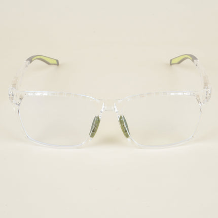 Voyage Techtonic Transparent & Green Wayfarer Eyeglasses for Men & Women - MG5298-C9