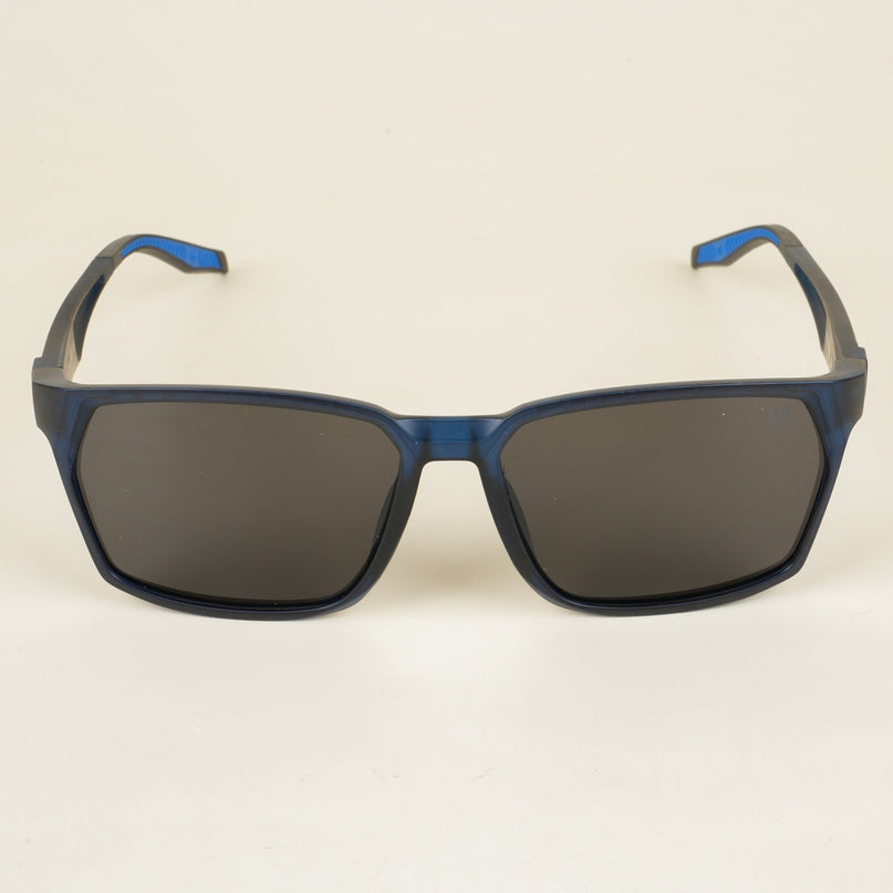 Wayfarer Polarized Sunglasses (Black Lens | Blue Frame - PMG5287)