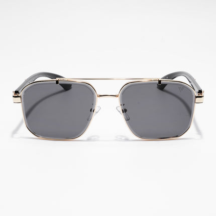 Co-Pilot | Golden Wayfarer Sunglasses | MG4163