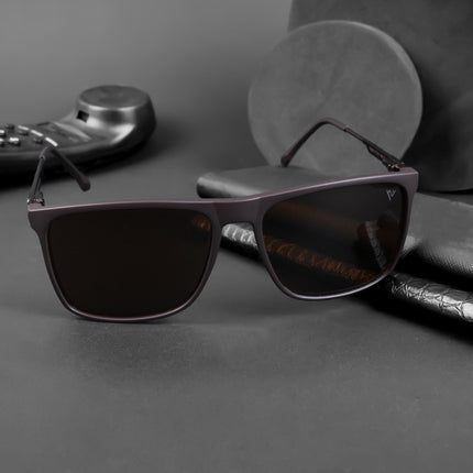Wayfarer Polarized Sunglasses (Brown Lens | Brown Frame - PMG5051)