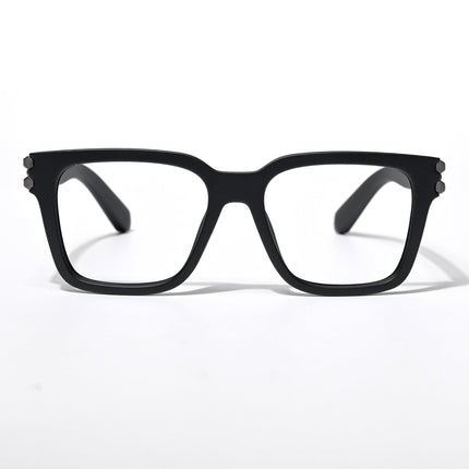 Eyejack Sonic Matt Black Square Eyeglasses for Men & Women (82102CL584-C2)