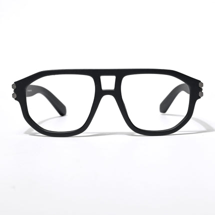 Eyejack Shadow Matt Black Wayfarer Eyeglasses for Men & Women (82104CL585-C1)