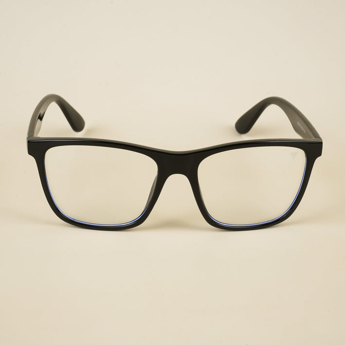 Voyage Shine Black Square Eyeglasses for Men & Women - MG4810