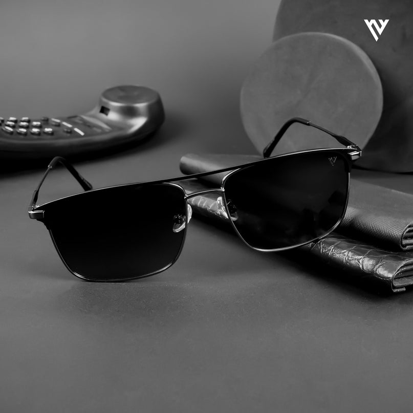 Wayfarer Polarized Sunglasses (Grey Lens | Grey Frame - PMG4985)