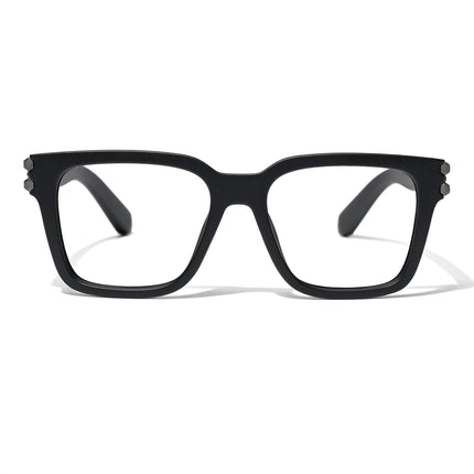 Eyejack Sonic Matt Black Square Eyeglasses for Men & Women (82102CL584-C2)
