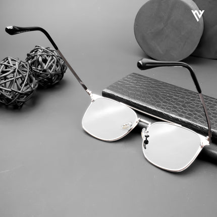 The Fiero | Wayfarer Polarized Sunglasses (Black Lens | Black & Rose Gold Frame - PMG4983)