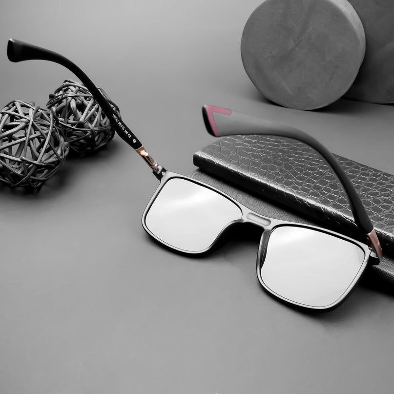 Wayfarer Polarized Sunglasses (Black Lens | Matt Black Frame - PMG5042)