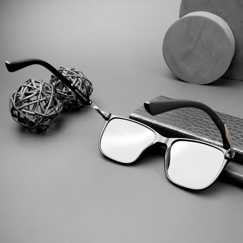 Wayfarer Polarized Sunglasses (Black Lens | Matt Black Frame - PMG5058)