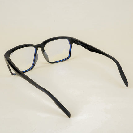 Voyage Techtonic Shine Black & Grey Wayfarer Eyeglasses for Men & Women - MG5291-C2