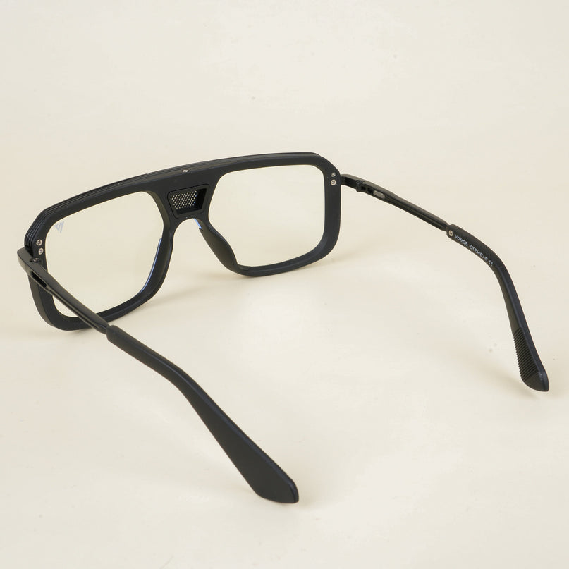 Voyage Goat Black Wayfarer Eyeglasses for Men & Women - MG5259-C3