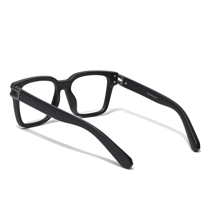 Eyejack Sonic Matt Black Square Eyeglasses for Men & Women (82102CL584-C2)