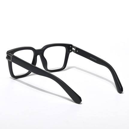 Eyejack Sonic Matt Black Square Eyeglasses for Men & Women (82102CL584-C2)