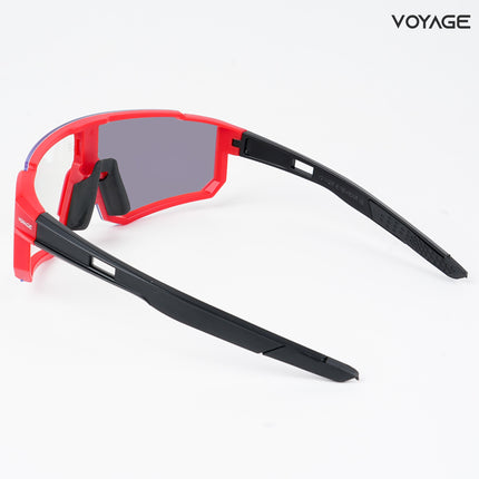 Voayge Drift Photochromic Red Eyeglasses for Men & Women - MG5603-C3