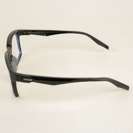 Voyage Techtonic Shine Black & Grey Wayfarer Eyeglasses for Men & Women - MG5291-C2