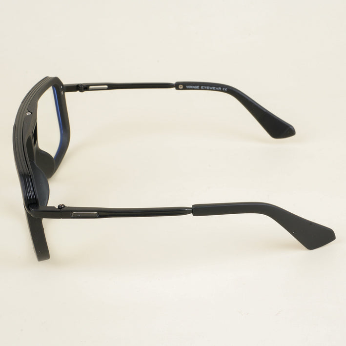 Voyage Goat Black Wayfarer Eyeglasses for Men & Women - MG5259-C3