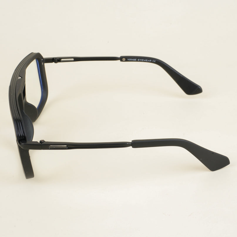 Voyage Goat Black Wayfarer Eyeglasses for Men & Women - MG5259-C3