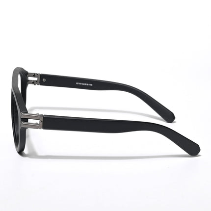 Eyejack Shadow Matt Black Wayfarer Eyeglasses for Men & Women (82104CL585-C1)