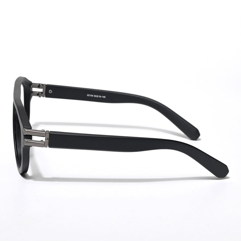 Eyejack Shadow Matt Black Wayfarer Eyeglasses for Men & Women (82104CL585-C1)