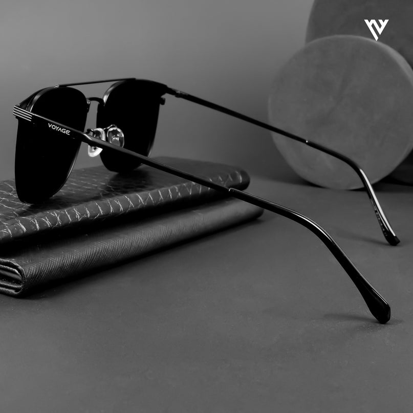 The Fiero | Wayfarer Polarized Sunglasses (Black Lens | Black Frame - PMG4981)