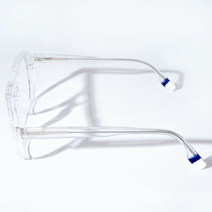 EyeJack Astra Transparent Wayfarer Eyeglasses for Men & Women (TR6606CL120-C4)