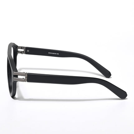 Eyejack Shadow Matt Black Wayfarer Eyeglasses for Men & Women (82104CL585-C1)