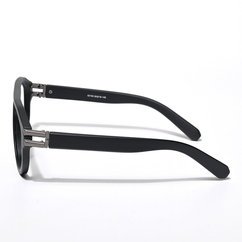 Eyejack Shadow Matt Black Wayfarer Eyeglasses for Men & Women (82104CL585-C1)