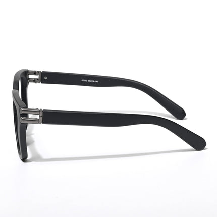 Eyejack Sonic Matt Black Square Eyeglasses for Men & Women (82102CL584-C2)