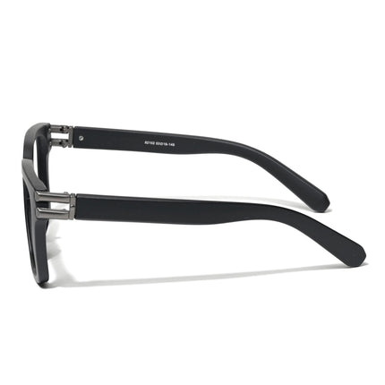 Eyejack Sonic Matt Black Square Eyeglasses for Men & Women (82102CL584-C2)